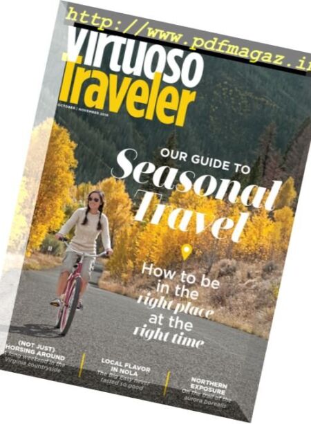 Virtuoso Traveler – October-November 2016 Cover