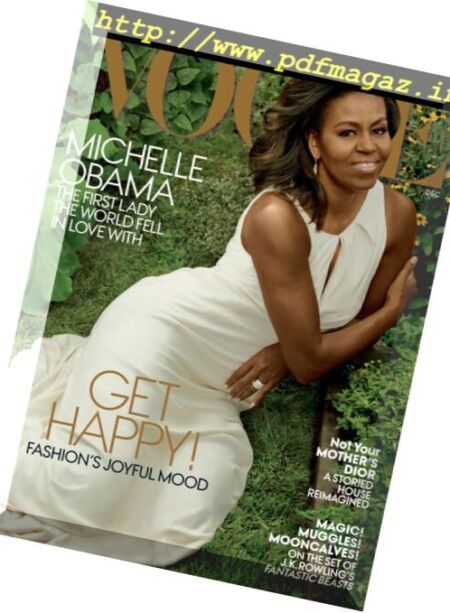 Vogue USA – December 2016 Cover