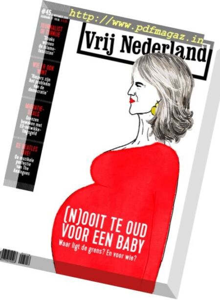 Vrij Nederland – 12 November 2016 Cover
