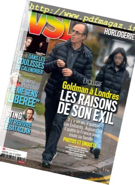 VSD – 10 au 16 Novembre 2016 Cover