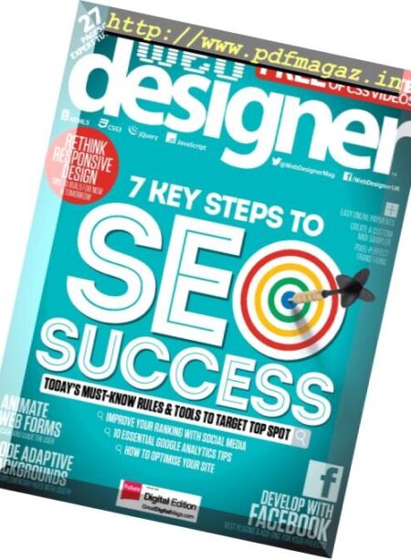 Web Designer – Issue 256, 2016 Cover