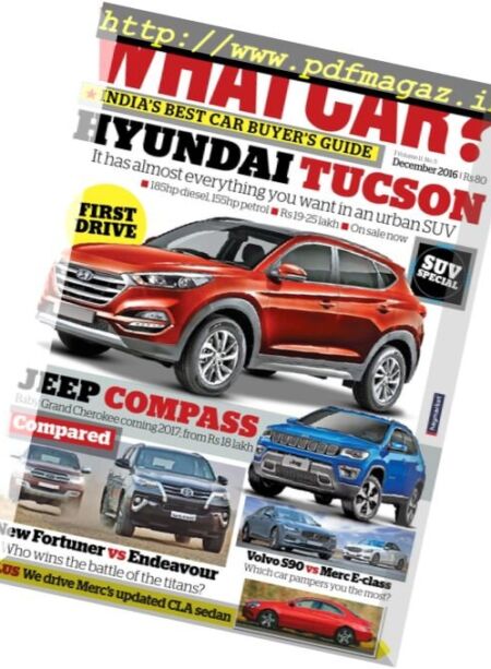 What Car India – December 2016 Cover