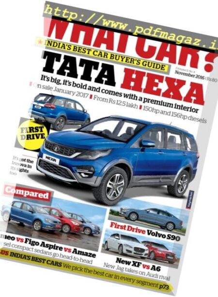 What Car India – November 2016 Cover
