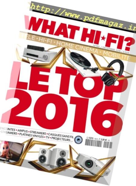 What Hi-Fi France – Decembre 2016 Cover