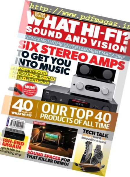 What Hi-Fi India – November 2016 Cover