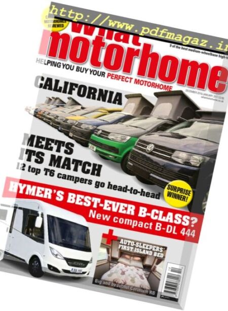 What Motorhome – December 2016 – January 2017 Cover