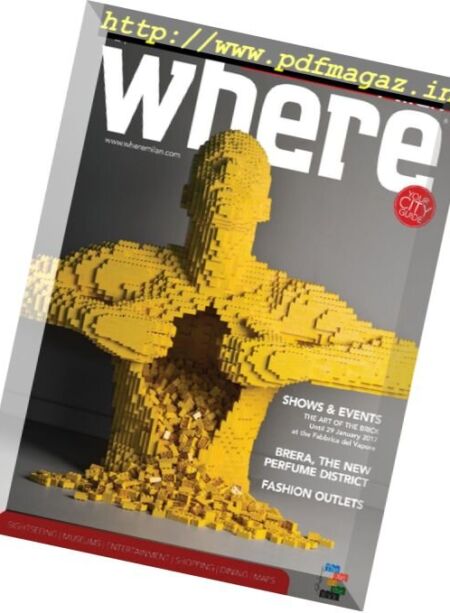 Where Milan – November 2016 Cover