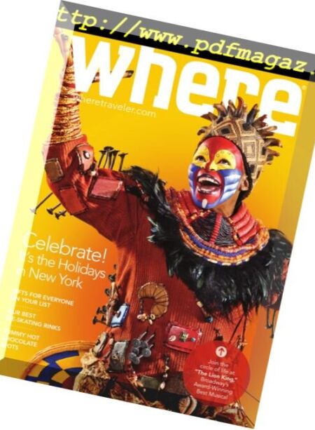 Where New York – December 2016 Cover
