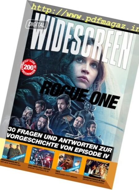 Widescreen – Dezember 2016 Cover
