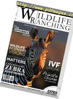 Wildlife Ranching Magazine – Issue 5, 2016