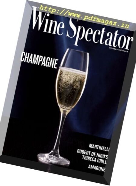 Wine Spectator – 15 December 2016 Cover
