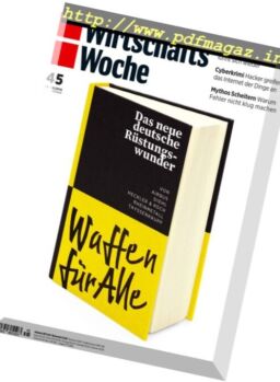 Wirtschaftswoche – 28 Oktober 2016