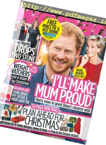 Woman UK – 14 November 2016 Cover