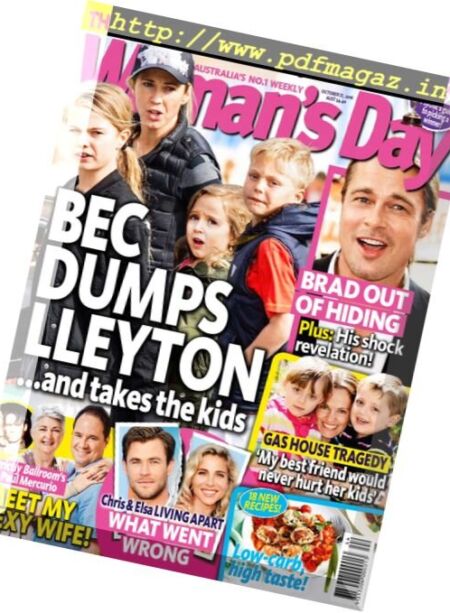 Woman’s Day – 31 October 2016 Cover