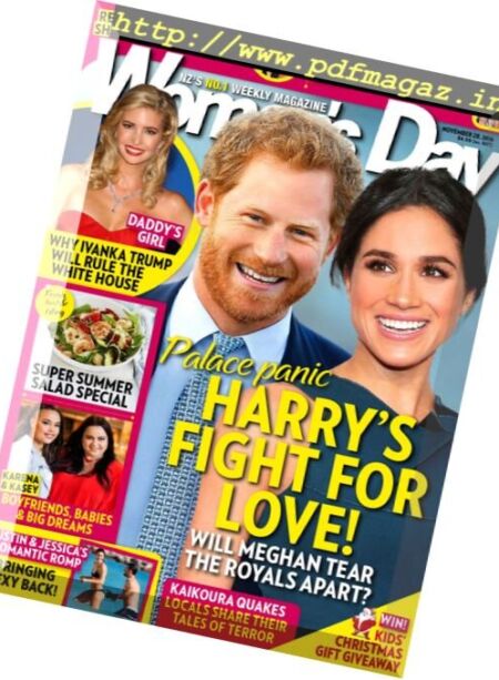 Woman’s Day New Zealand – November 28, 2016 Cover