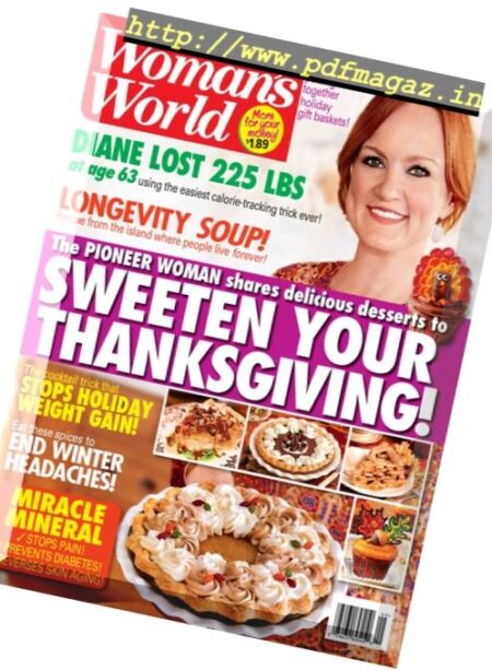 Woman’s World USA – 14 November 2016 Cover