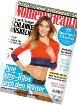 Women’s Health Germany – Dezember 2016