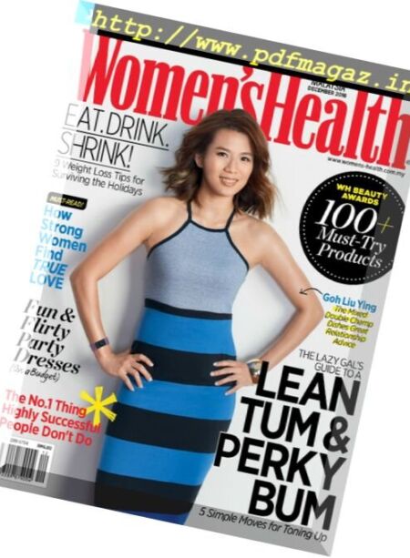Women’s Health Malaysia – December 2016 Cover