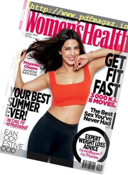 Women’s Health South Africa – December 2016 Cover