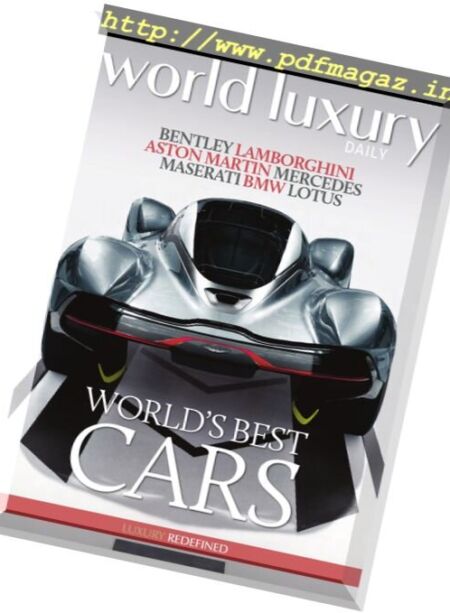World Luxury Daily – Issue 31, 2016 Cover