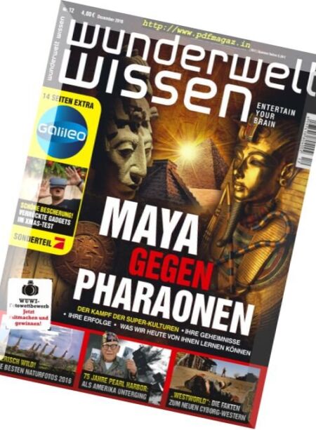 Wunderwelt Wissen – Dezember 2016 Cover