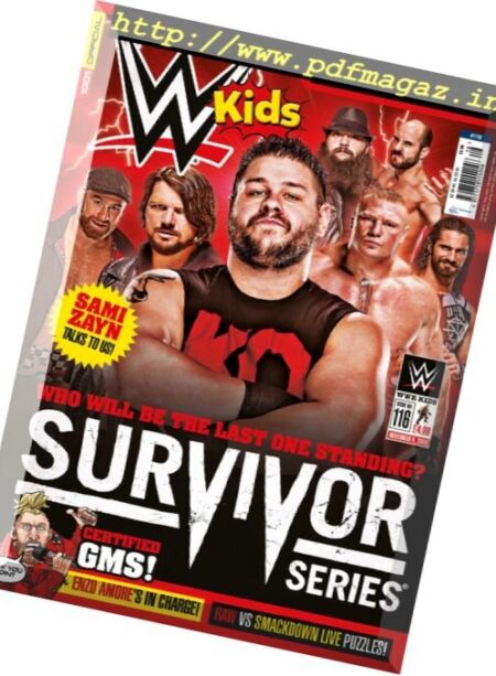 WWE Kids – 9 November 2016 Cover