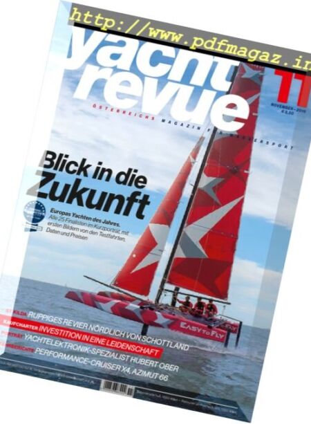Yachtrevue – November 2016 Cover