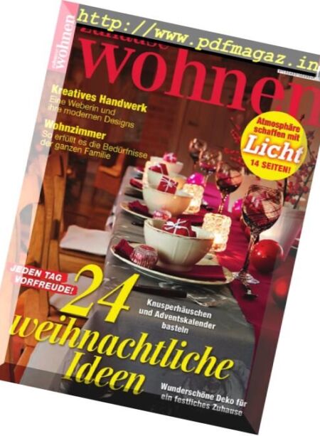 Zuhause Wohnen – Dezember 2016 Cover