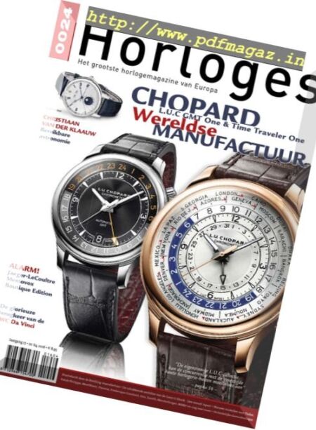 0024 Horloges – Winter 2016 Cover