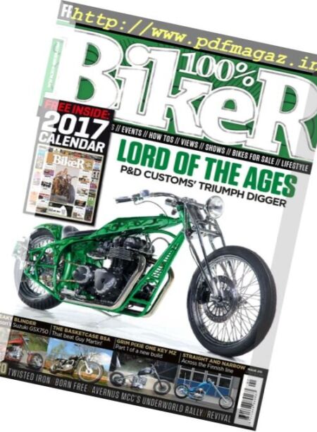 100% Biker – Issue 215, 2016 Cover