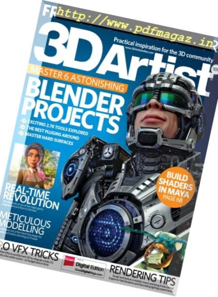 3D Artist – Issue 101, 2016 Cover