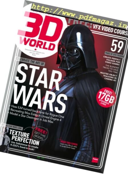 3D World UK – January 2017 Cover