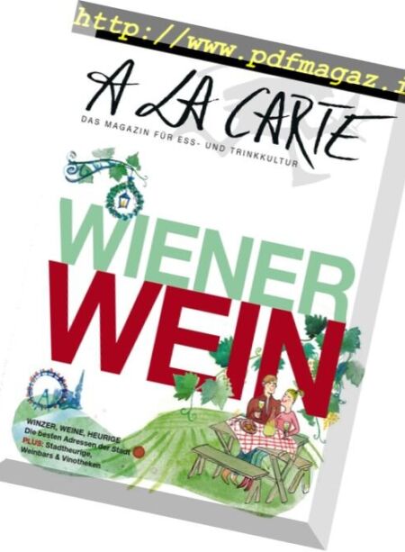 A La Carte – Nr.3A 2016 Cover