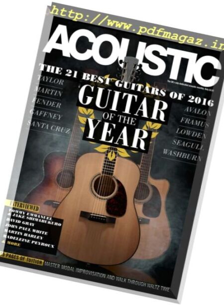 Acoustic – January 2017 Cover