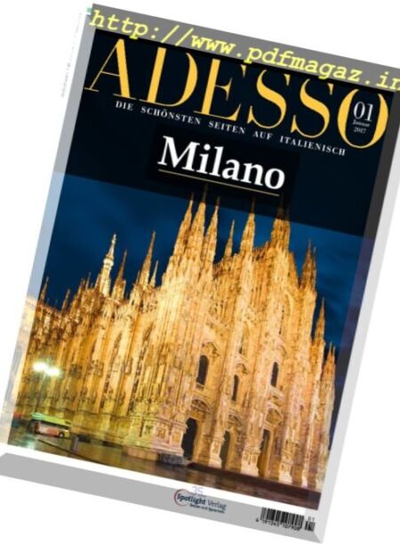 Adesso – Januar 2017 Cover