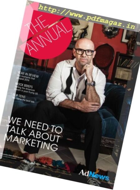 AdNews – December 2016 Cover
