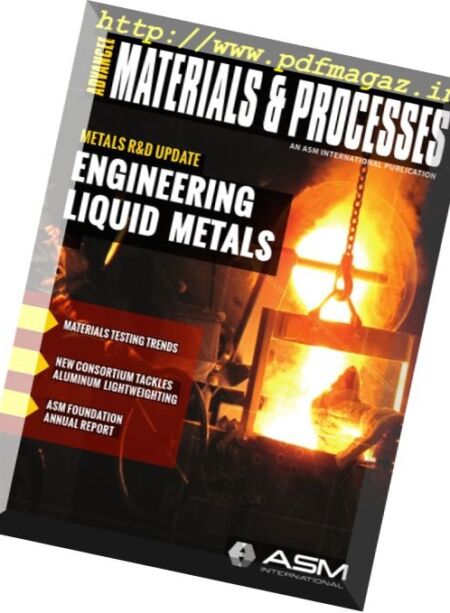Advanced Materials & Processes – October 2016 Cover