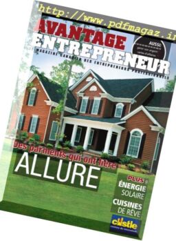 Advantage Entrepreneur – Automne 2012