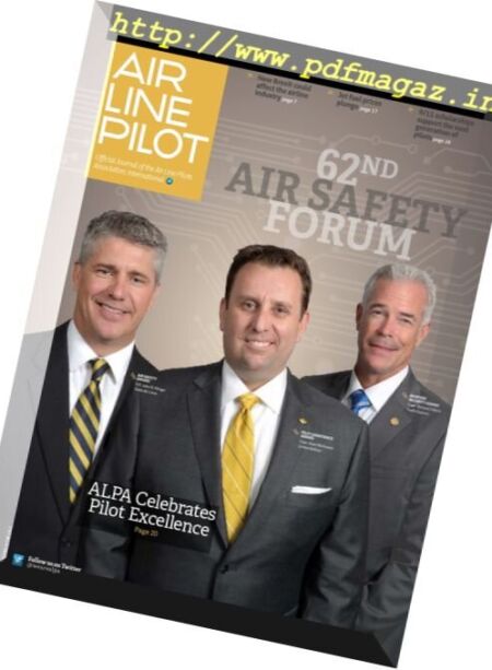 Air Line Pilot – September 2016 Cover