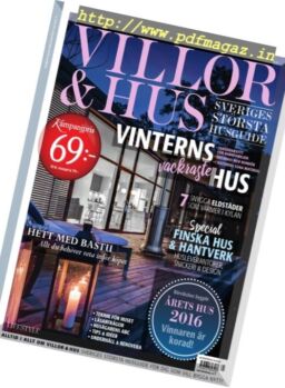 Allt Om Villor & Hus – Nr.5, 2016