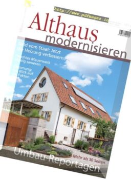 Althaus Modernisieren – Dezember 2016 – Januar 2017