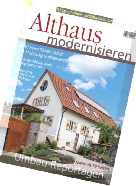 Althaus Modernisieren – Dezember 2016 – Januar 2017 Cover