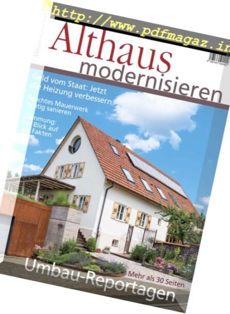 Althaus – Modernisieren Dezember-Januar 2017 Cover