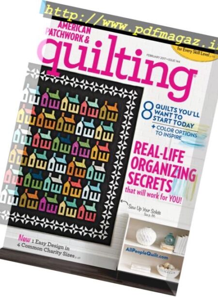 American Patchwork & Quilting – February 2017 Cover
