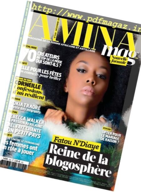Amina Mag – Decembre 2016 Cover