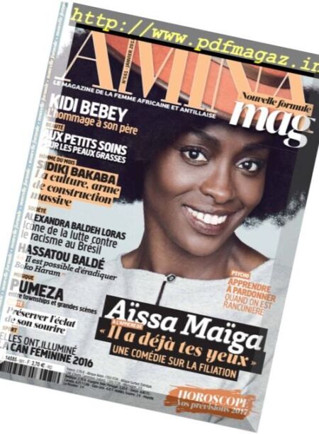 Amina Mag – Janvier 2017 Cover