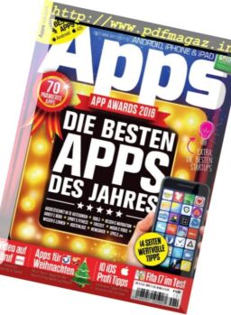Android iPhone und iPad APPS Germany – Dezember-Januar 2017