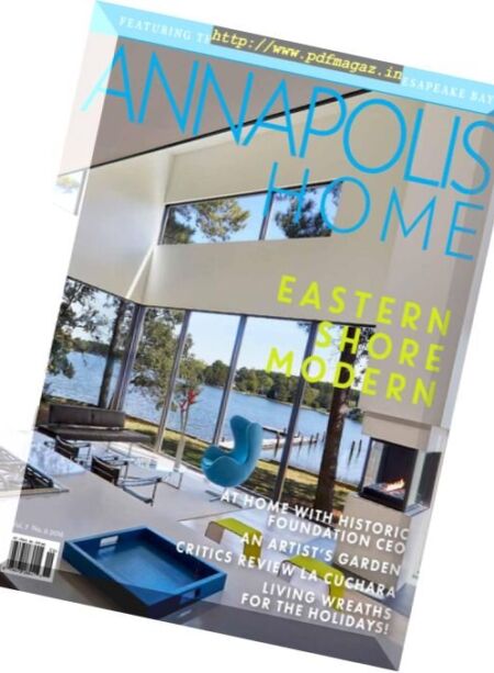 Annapolis Home – November-December 2016 Cover