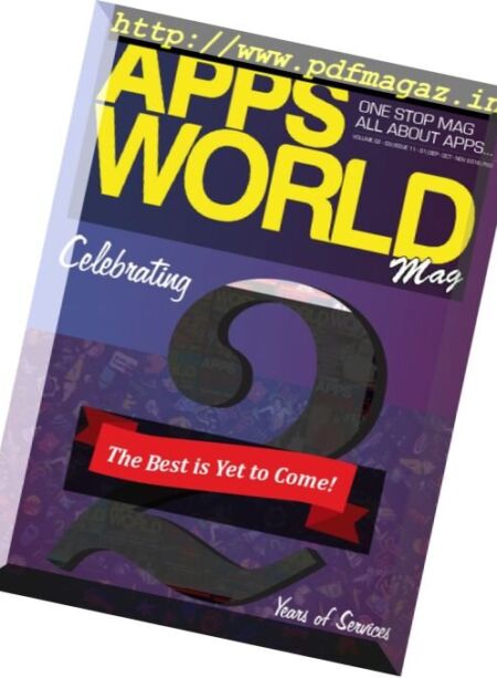 Apps World Mag – September-November 2016 Cover