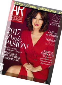 AR. Ana Rosa – Enero 2017